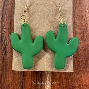 Handmade Cactus Earrings